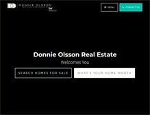 Tablet Screenshot of donnieolsson.com